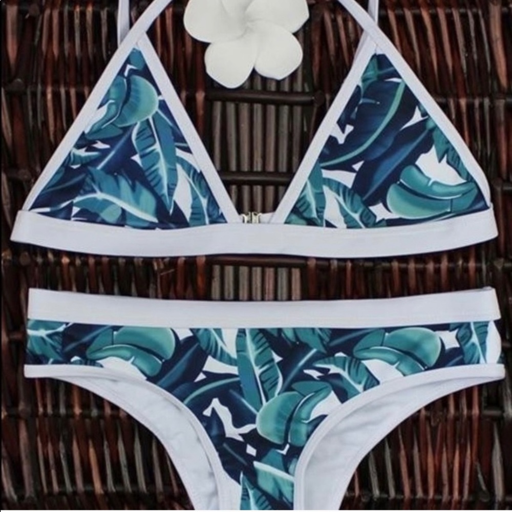 Palm-Print Bikini (Brand New!)